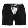 Gearhumans 3D Tuxedo Custom Beach Shorts GS25062 Men Shorts Men Shorts S