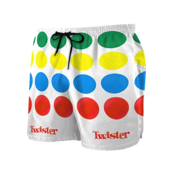 Gearhumans 3D Twister Game Custom Beach Shorts Swim Trunks GS11052127 Men Shorts