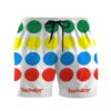 Gearhumans 3D Twister Game Custom Beach Shorts Swim Trunks GS11052127 Men Shorts Men Shorts S