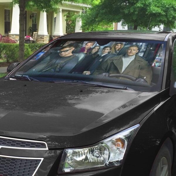gearhumans 3D Umbrella Academy Custom Car Auto Sunshade GL31077 Auto Sunshade