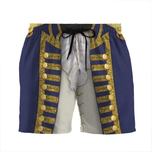 Gearhumans 3D Uniforms of the U.S Navy Custom Beach Shorts Swim Trunks GV100717 Men Shorts Men Shorts S