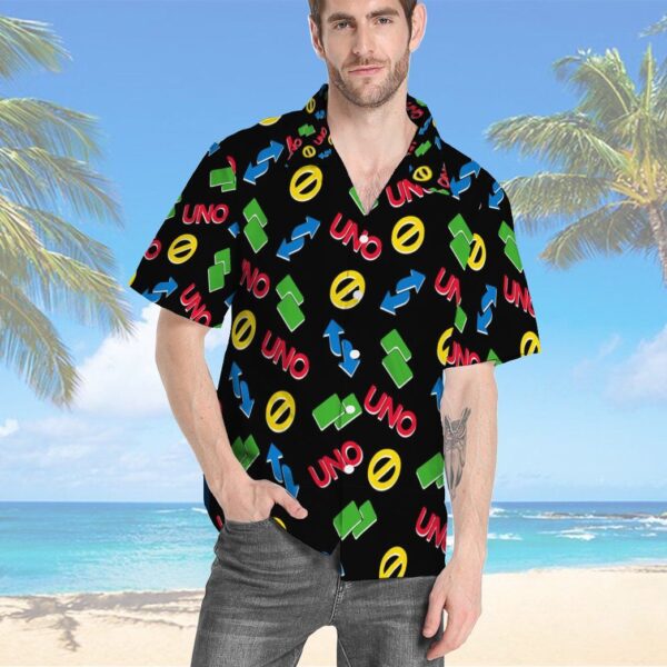 Gearhumans 3D Uno Icon Custom Hawaii Shirt GO13052129 Hawai Shirt 