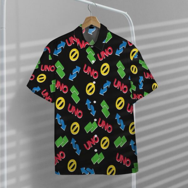 Gearhumans 3D Uno Icon Custom Hawaii Shirt GO13052129 Hawai Shirt 