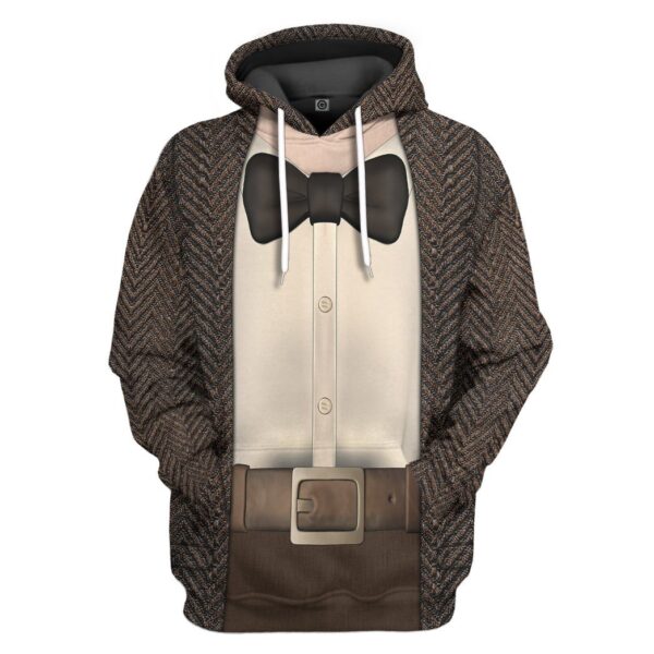 Gearhumans 3D UP Carl Fredricksen Costume Custom Tshirt Hoodie Apparel GO27042115 3D Apparel Hoodie S 