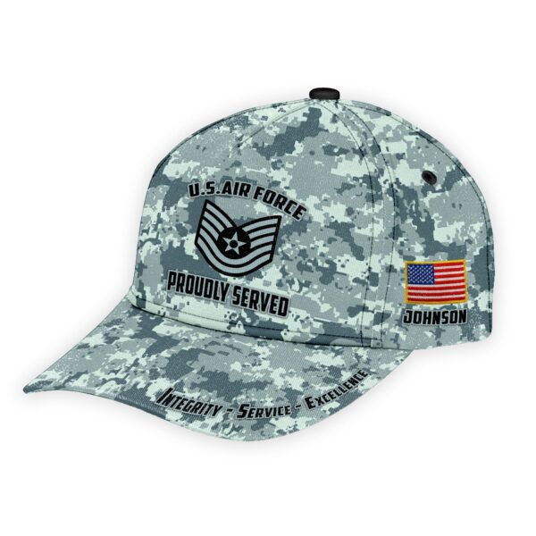 Gearhumans 3D US Air Force Custom Name And Custom Rank Cap GW02048 Cap