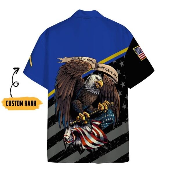 Gearhumans 3D US Air Force Veteran Custom Rank Short Sleeve Shirts GW060511 Hawai Shirt