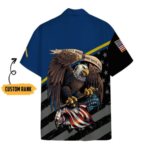 Gearhumans 3D US Navy Veteran Custom Rank Short Sleeve Shirts GW060512 Hawai Shirt