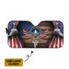 Gearhumans 3D US Space Force 4th July Custom Name Car Auto Sunshade GS0806219 Auto Sunshade 57''x27.5''