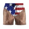 Gearhumans 3D USA Flag Custom Beach Shorts GS04065 Men Shorts Men Shorts S