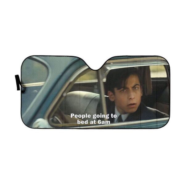 gearhumans 3D Vanya and Five Drive Umbrella Academy Custom Car Auto Sunshade GL11087 Auto Sunshade 57''x27.5'' 