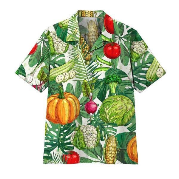 Gearhumans 3D Vegetables Hawaii Shirt ZK1005215 Hawai Shirt Short Sleeve Shirt S 