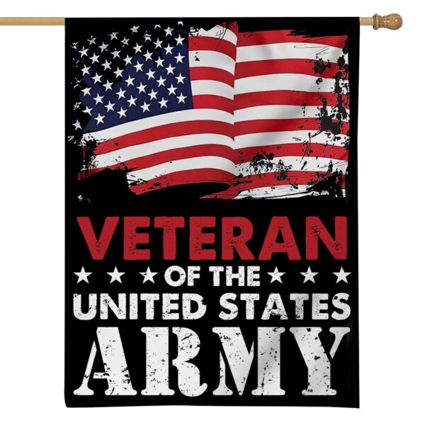 Gearhumans 3D Veteran Of The US Army Custom Flag GW20052115 House Flag