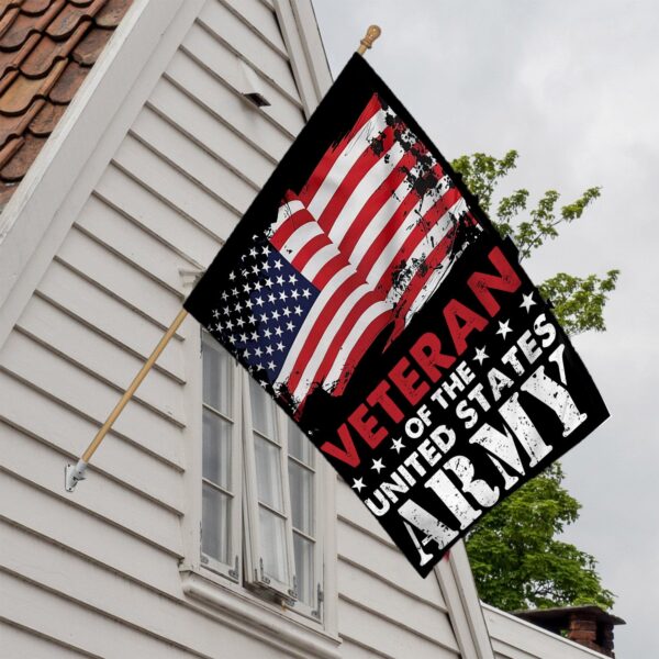 Gearhumans 3D Veteran Of The US Army Custom Flag GW20052115 House Flag 