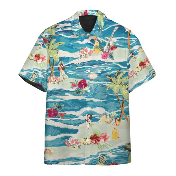 Gearhumans 3D Vintage Hawaii Custom Hawaii Shirt GO11052115 Hawai Shirt Short Sleeve Shirt S 