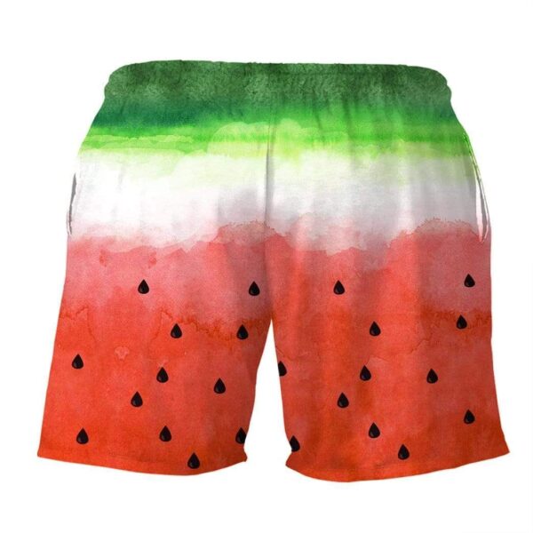 Gearhumans 3D Watermelon Custom Beach Shorts Swim Trunk GW28074 Men Shorts
