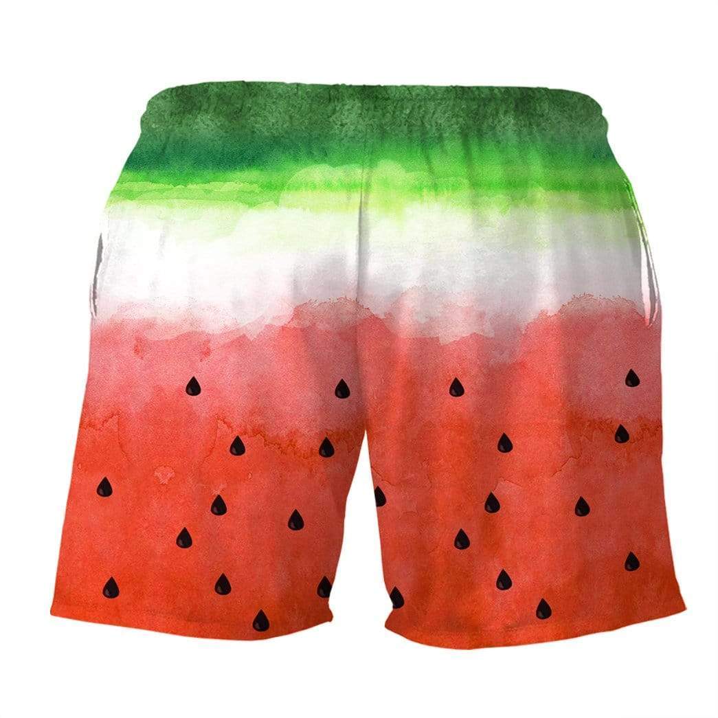 Gearhumans 3D Watermelon Custom Beach Shorts Swim Trunk GW28074 Men Shorts