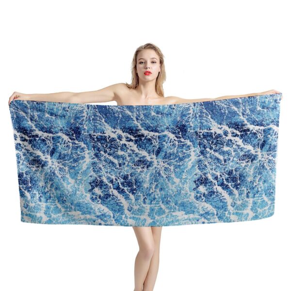 Gearhumans 3D Wave Beach Towel GJ1405215 Towel