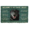 Gearhumans 3D Welcome To My House Rules Custom Doormat GW0705217 Doormat Doormat S(15,8inchx23,6inch)