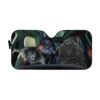 gearhumans 3D Werewolf Custom Car Auto Sunshade GL06088 Auto Sunshade 57''x27.5'' 