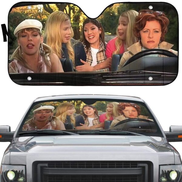 gearhumans 3D White Chicks Custom Car Auto Sunshade GL030819 Auto Sunshade