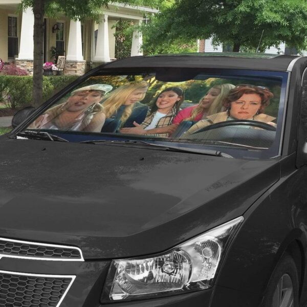 gearhumans 3D White Chicks Custom Car Auto Sunshade GS27075 Auto Sunshade