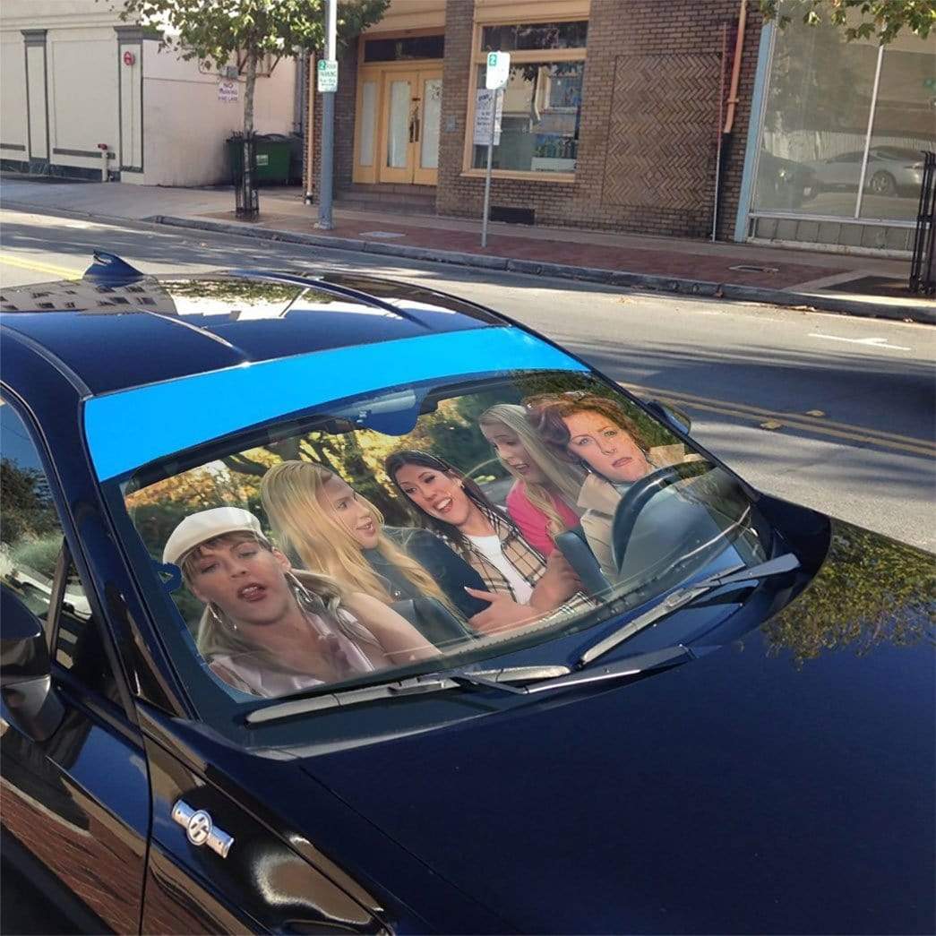 gearhumans 3D White Chicks Custom Car Auto Sunshade GS27075 Auto Sunshade
