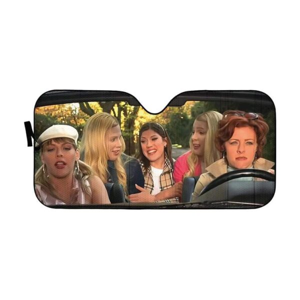 gearhumans 3D White Chicks Custom Car Auto Sunshade GS27075 Auto Sunshade 57''x27.5'' 