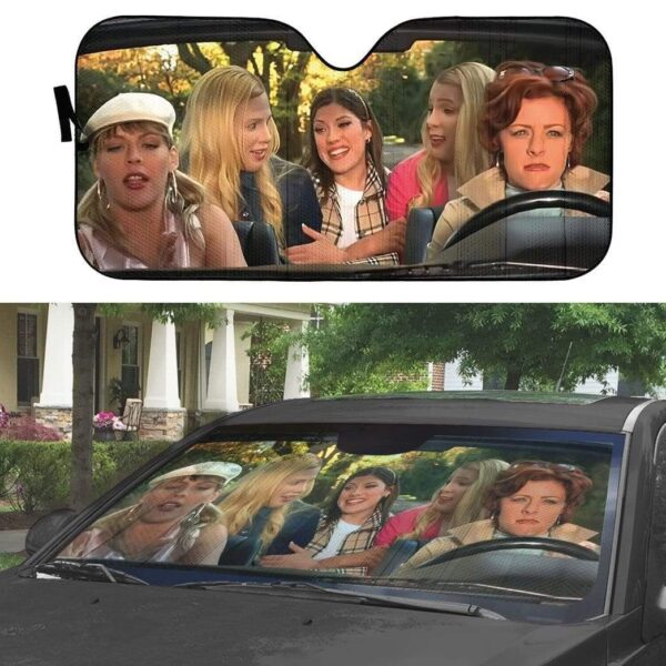 gearhumans 3D White Chicks Custom Car Auto Sunshade GS27075 Auto Sunshade