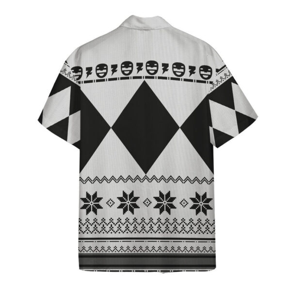 Gearhumans 3D White Power Ranger Hawaii Shirt ZB260319 Hawai Shirt