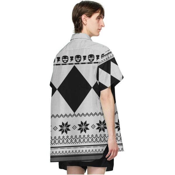 Gearhumans 3D White Power Ranger Hawaii Shirt ZB260319 Hawai Shirt 