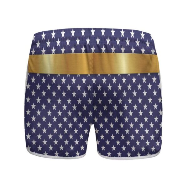 Gearhumans 3D Wonder Woman Hippie Custom womens Beach Shorts Swim trunks GS280712 Women Shorts