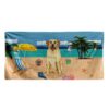 Gearhumans 3D Yellow Labrador Retriever Dog Custom Beach Towel GW120524 Towel Towel 60''x30''
