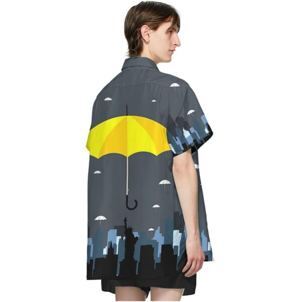 Gearhumans 3D Yellow Umbrella Hawaii Shirt ZK0605214 Hawai Shirt