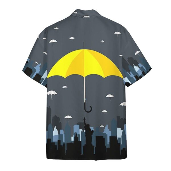 Gearhumans 3D Yellow Umbrella Hawaii Shirt ZK0605214 Hawai Shirt