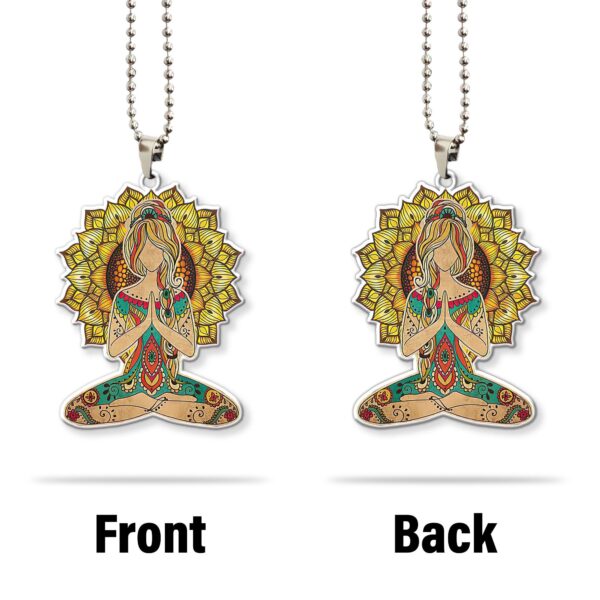 Gearhumans 3D Yoga IM Mostly Peace Custom Car Hanging GW1706219 Car Hanging