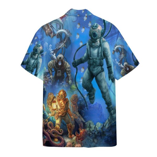 Gearhumans 3D YOLO Lets Go Diving Custom Short Sleeve Shirt GS1106215 Hawai Shirt