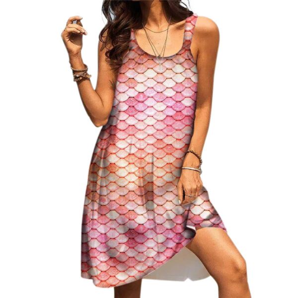 Gearhumans 3D You Are Mermazing With Unicorn Tail Custom Sleeveless Beach Dress GO21062112 Beach Dress