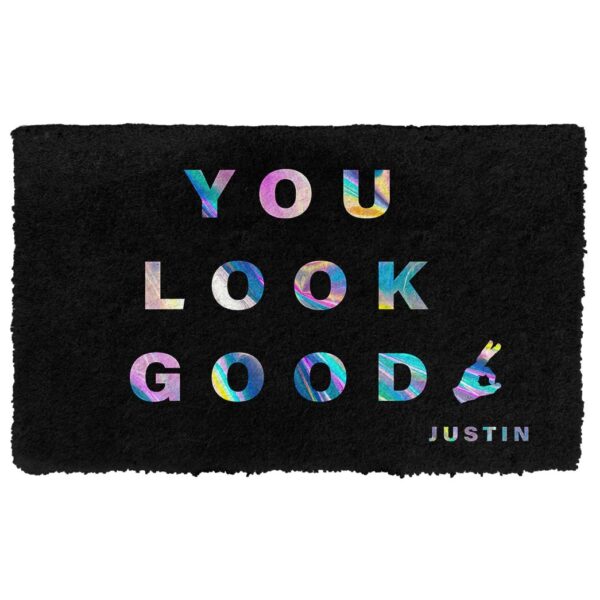 Gearhumans 3D You Look Good Holographic Custom Name Doormat GO11062120 Doormat Doormat S(15,8inchx23,6inch) 