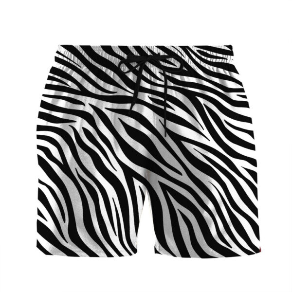 Gearhumans 3D Zebra Custom Beach Shorts Swim Trunks GO17052113 Men Shorts Men Shorts S 