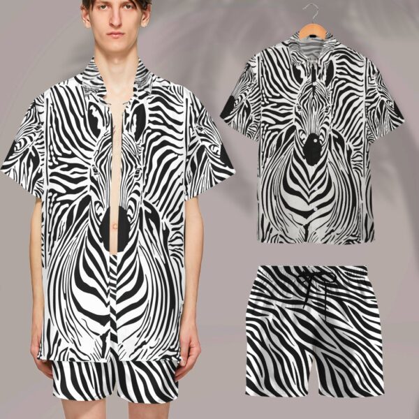 Gearhumans 3D Zebra Custom Hawaii Shirt GO17052112 Hawai Shirt