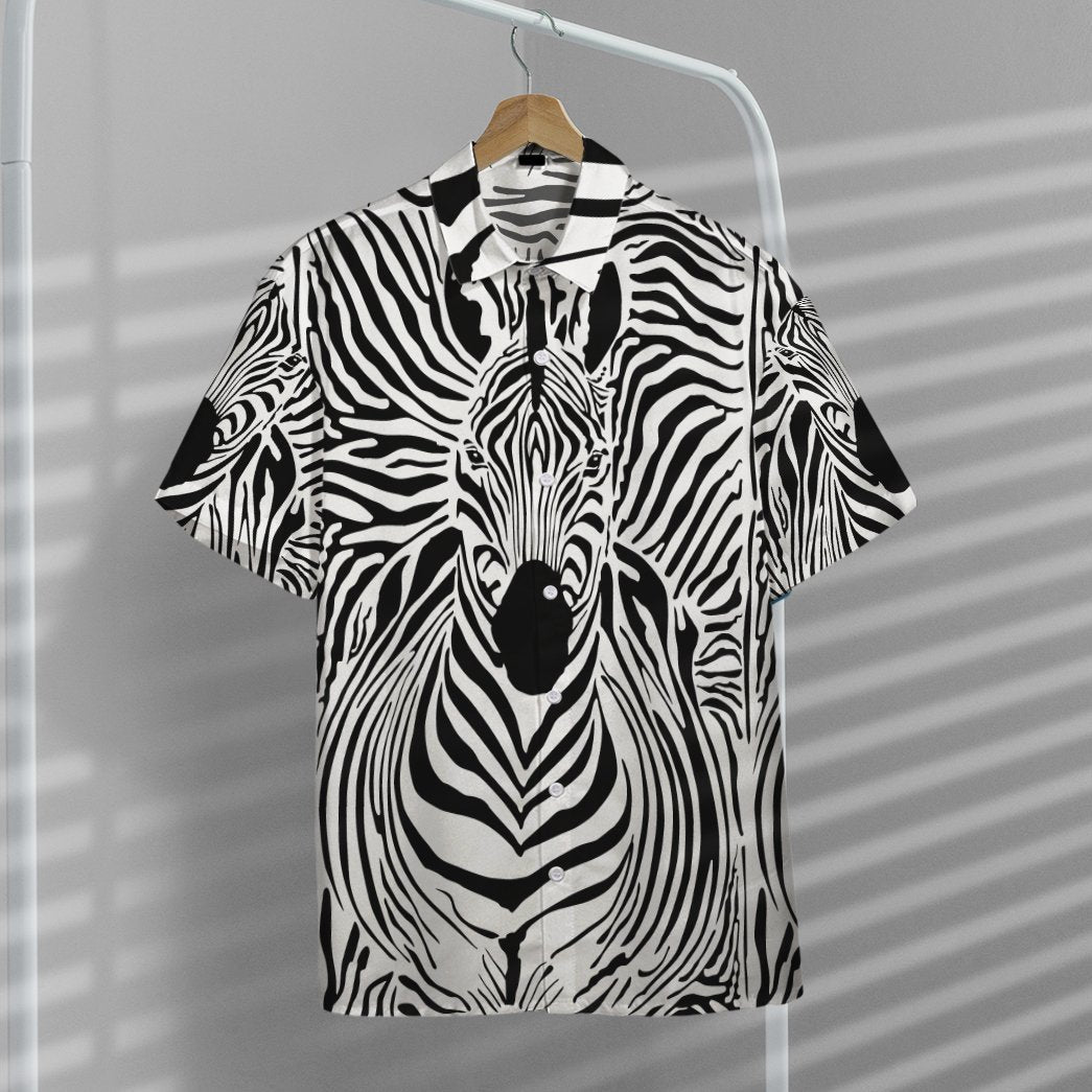 Gearhumans 3D Zebra Custom Hawaii Shirt GO17052112 Hawai Shirt