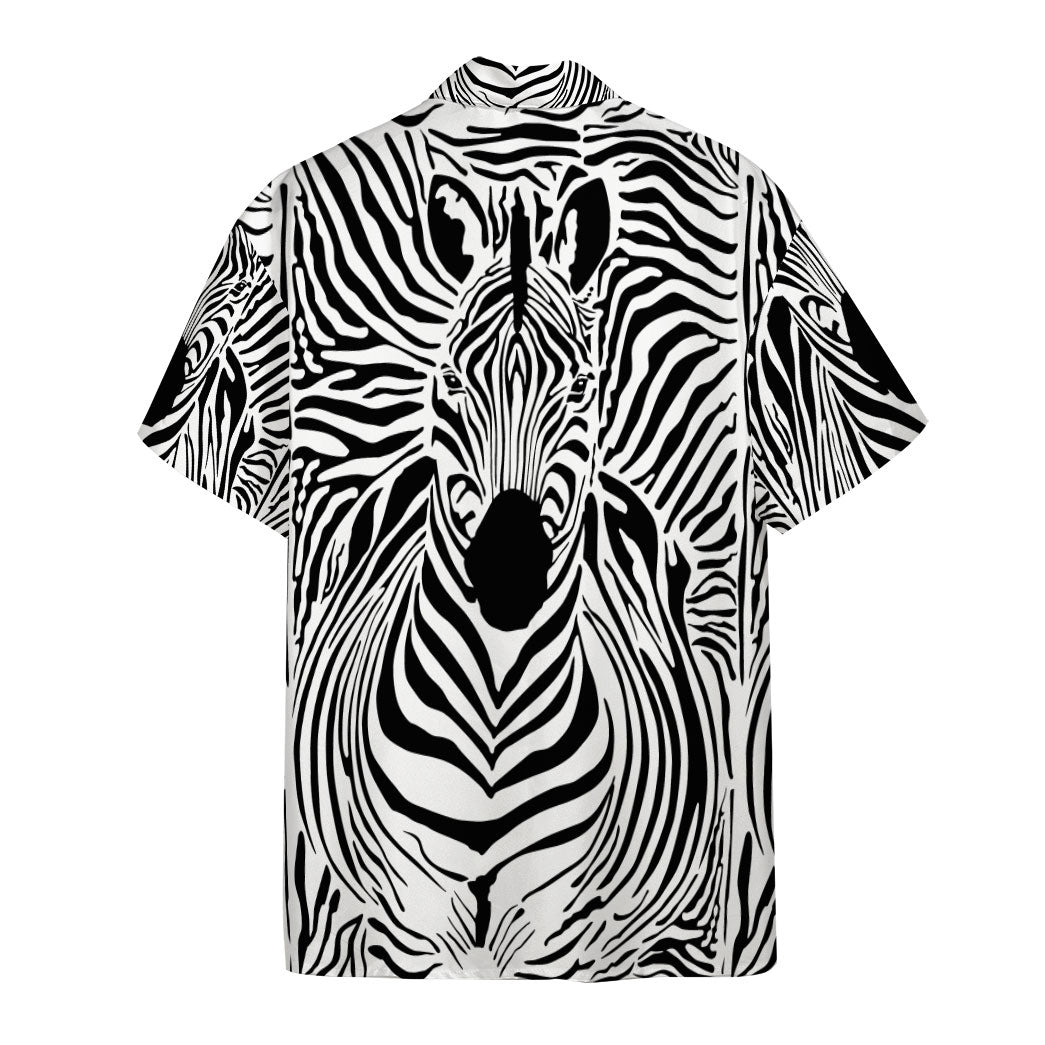 Gearhumans 3D Zebra Custom Hawaii Shirt GO17052112 Hawai Shirt