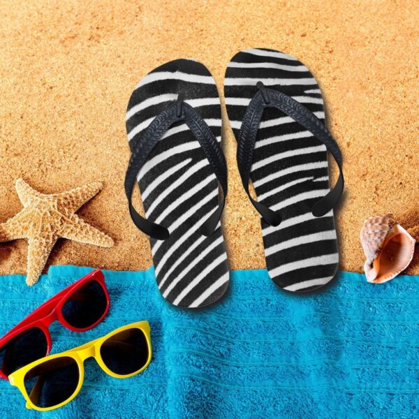 Gearhumans 3D Zebra Flip Flop ZK26052110 Flipflop