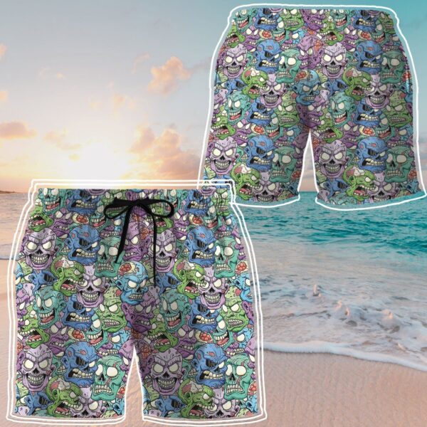 Gearhumans 3D Zombies Want Your Brrraaaiiinnsss Custom Hawaii Shirt GO24062119 Hawai Shirt 