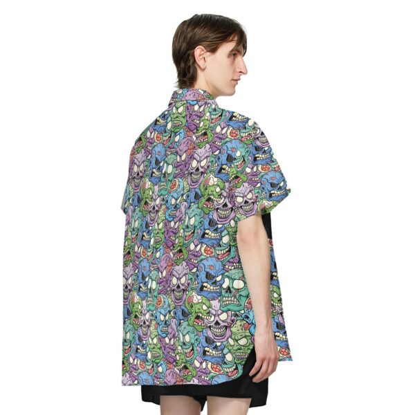 Gearhumans 3D Zombies Want Your Brrraaaiiinnsss Custom Hawaii Shirt GO24062119 Hawai Shirt 