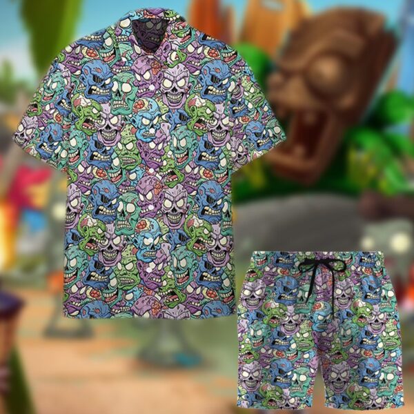 Gearhumans 3D Zombies Want Your Brrraaaiiinnsss Custom Hawaii Shirt GO24062119 Hawai Shirt 