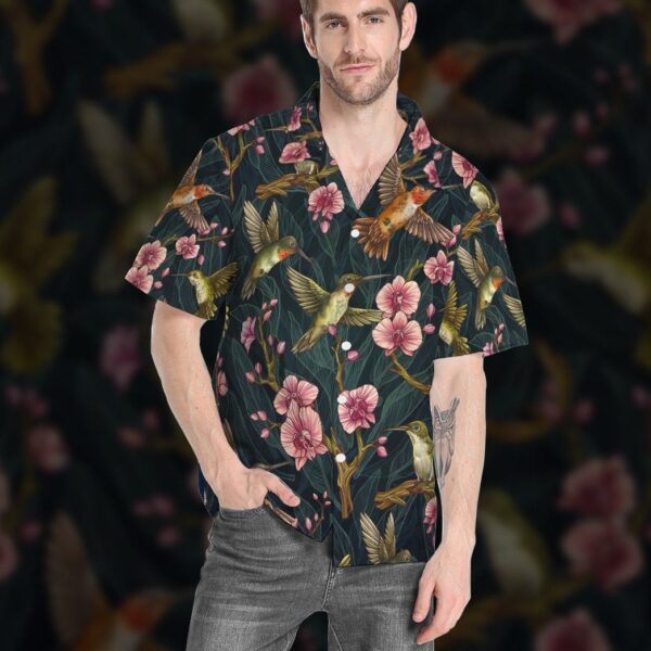 Gearhumans Amazing Hummingbirds Custom Short Sleeve Shirt GS02062129 Hawai Shirt 