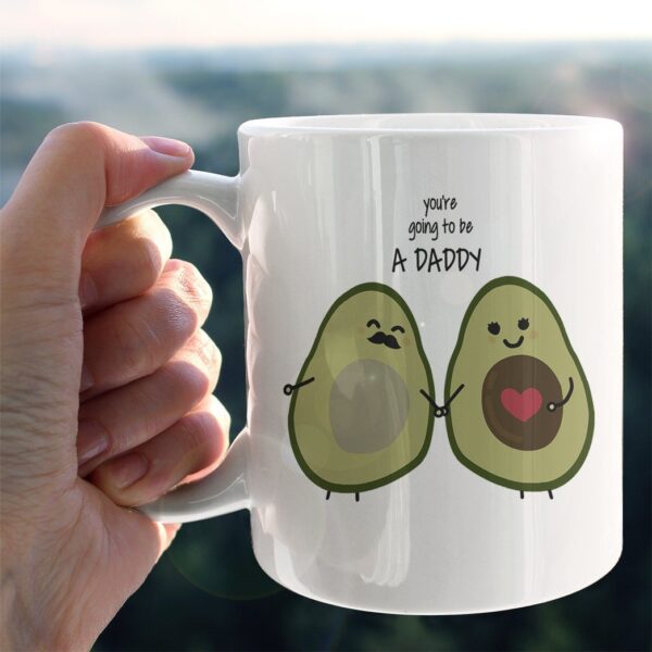 Gearhumans [Best Gift For Father's Day] 3D Avocado Dad Happy Fathers Day Mug GS140436 Mug 
