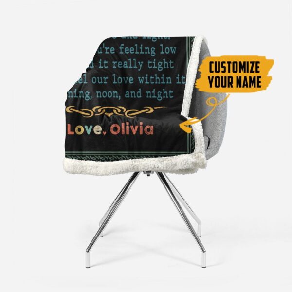 Gearhumans [Best Gift For Father's Day] 3D Happy Fathers Day Gift Papa We Love You Custom Name Blanket GO080416 Blanket