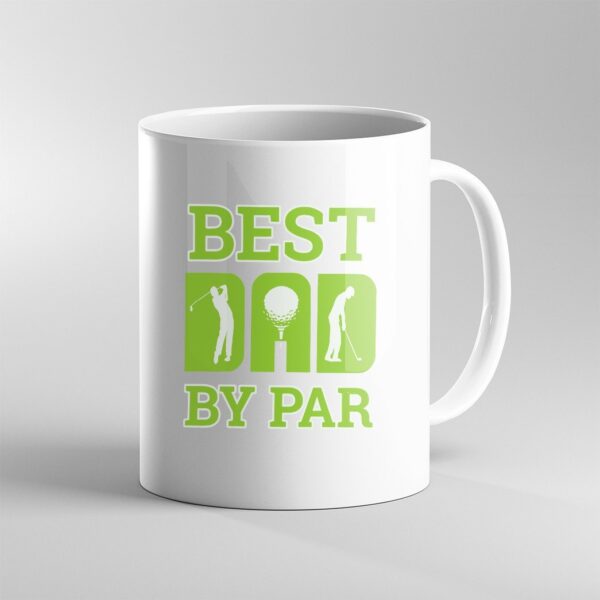 Gearhumans [Best Gift For Father's Day] 3D Happy Fathers Day Gift The Golf Dad Custom Name Mug GO060415 Mug 11oz